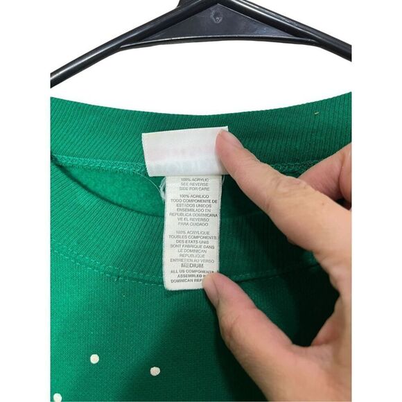 Vintage Holiday Time Santa Claus Winter Forest Crewneck Size M - Picture 6 of 7